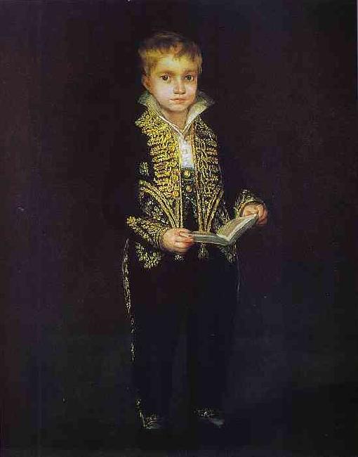 Francisco Jose de Goya Portrait of Victor Guye oil painting image